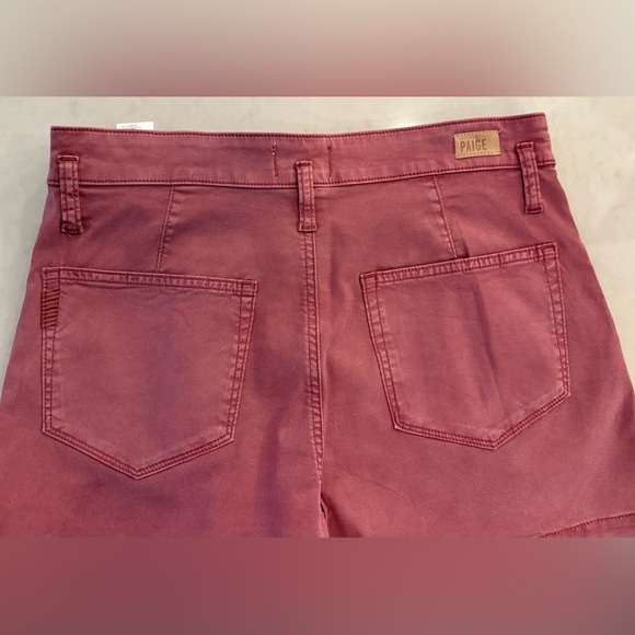 Paige Women’s Brooklyn Clay Sunset Vintage Denim Cut Off Shorts Size 30 - Picture 7 of 12